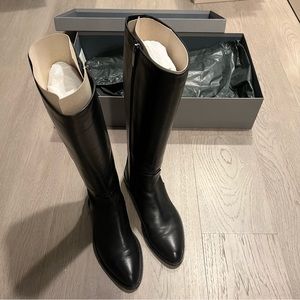 Aquatalia Equestrian Black Boots